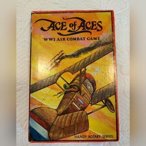 Ace Of Aces WW1 Air Combat Game Hand Rotary Series 1980 Complete